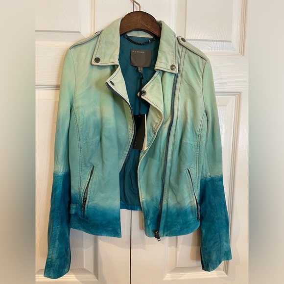 Muubaa Jackets & Blazers - NWT Muubaa ombre color leather jacket